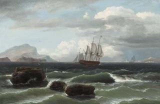 Thomas Birch - Sailing off the Coast