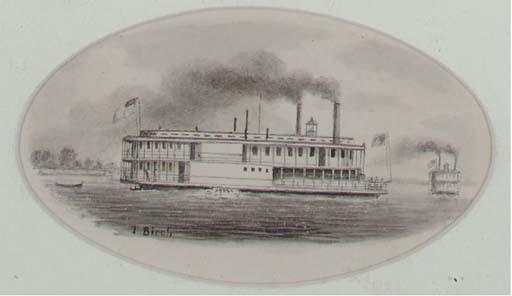 Thomas Birch - Steamboats on the Delaware River