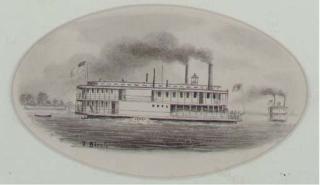 Thomas Birch - Steamboats on the Delaware River