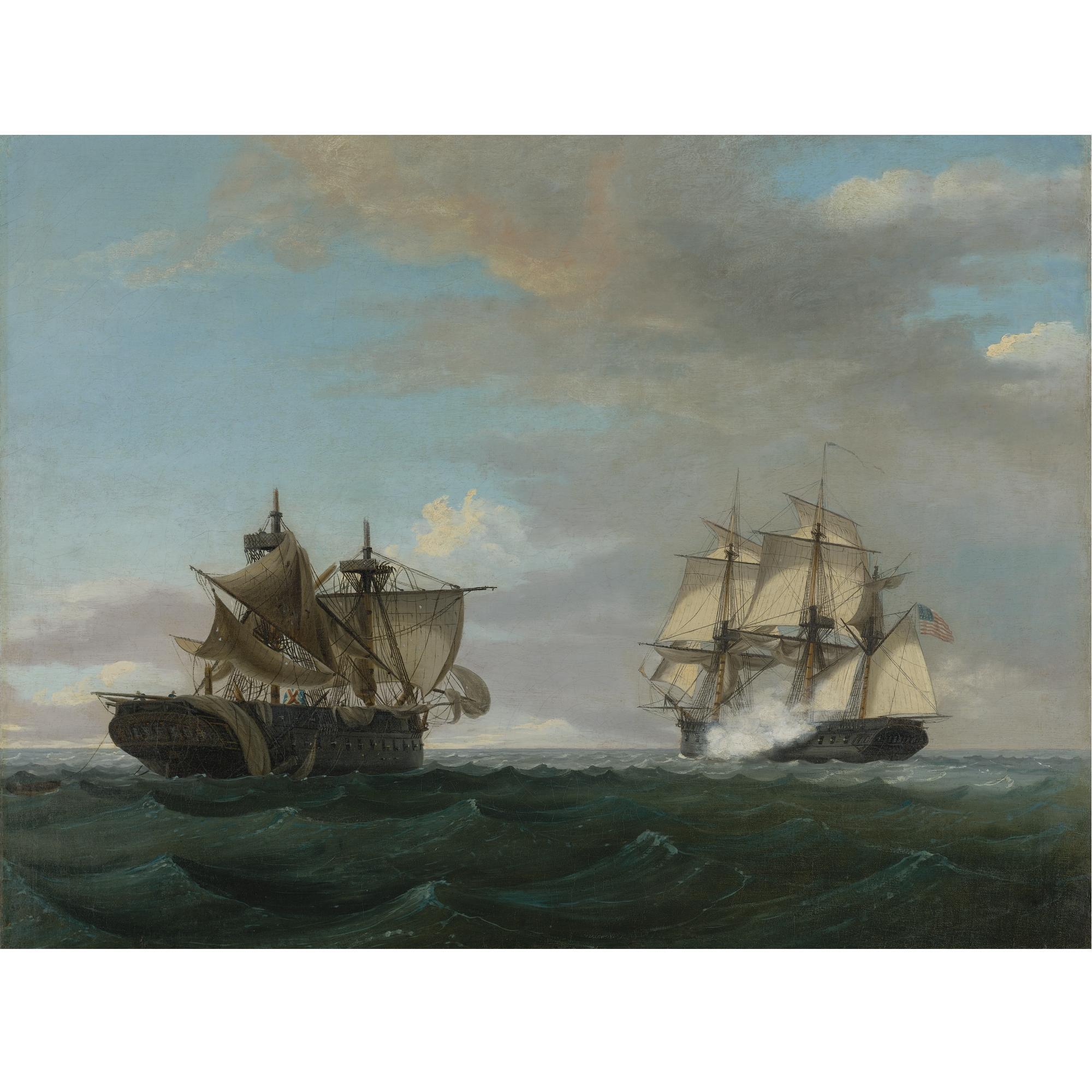 Thomas Birch - Uss United States Vs. Hms Macedonian