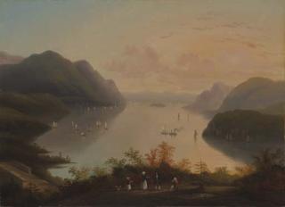 Thomas Birch - View of The Hudson River Near West Point