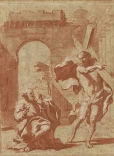 Thomas Blanchet - Domine, Quo Vadis? (Christ Appearing To St. Peter On The Appian Way)