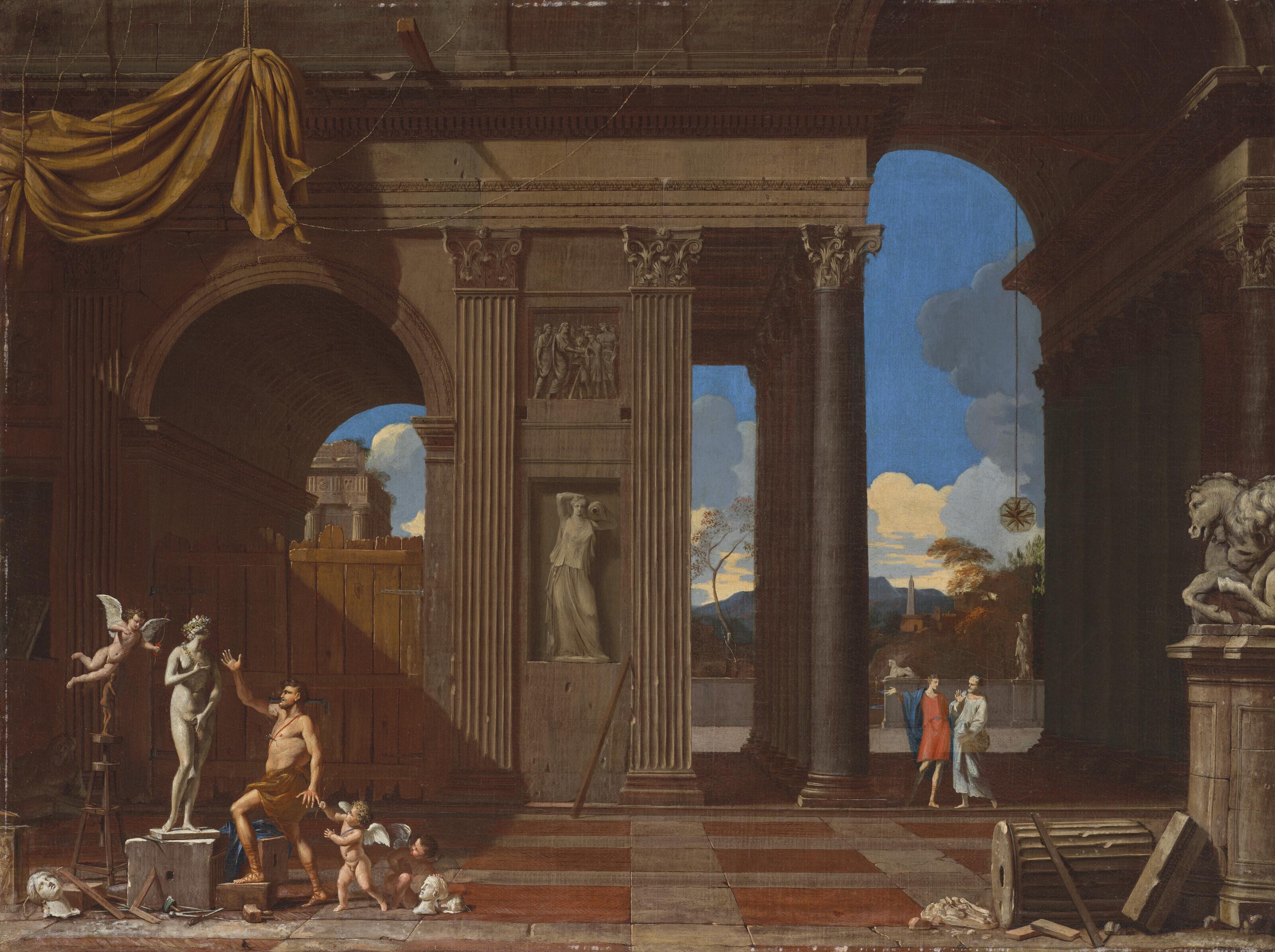 Thomas Blanchet - Pygmalion and Galatea