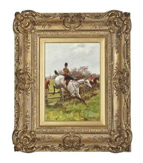 Thomas Blinks - The Empress of Austria, accompanied by Captain Bay Middleton