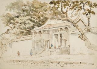 Thomas Boswell Watson - Entrance to a Chinese House