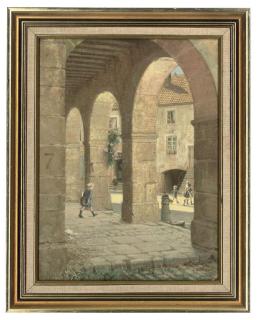 Thomas Bowman Garvie - School time in Noyers, Burgundy, France