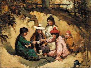 Thomas Bromley Blacklock - The picnic