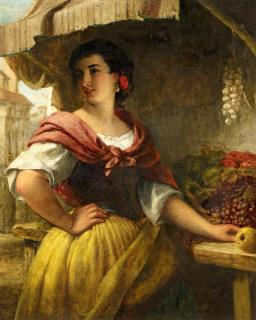 Thomas Brooks - Obstverkäuferin