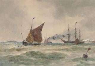 Thomas Bush Hardy, R.B.A. - Homeward Bound