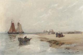 Thomas Bush Hardy, R.B.A. - Katwjik Sands