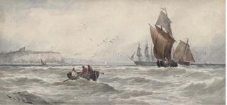 Thomas Bush Hardy, R.B.A. - Off Tynemouth