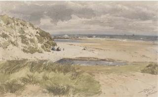 Thomas Bush Hardy - Bamborough Sands, Northumberland