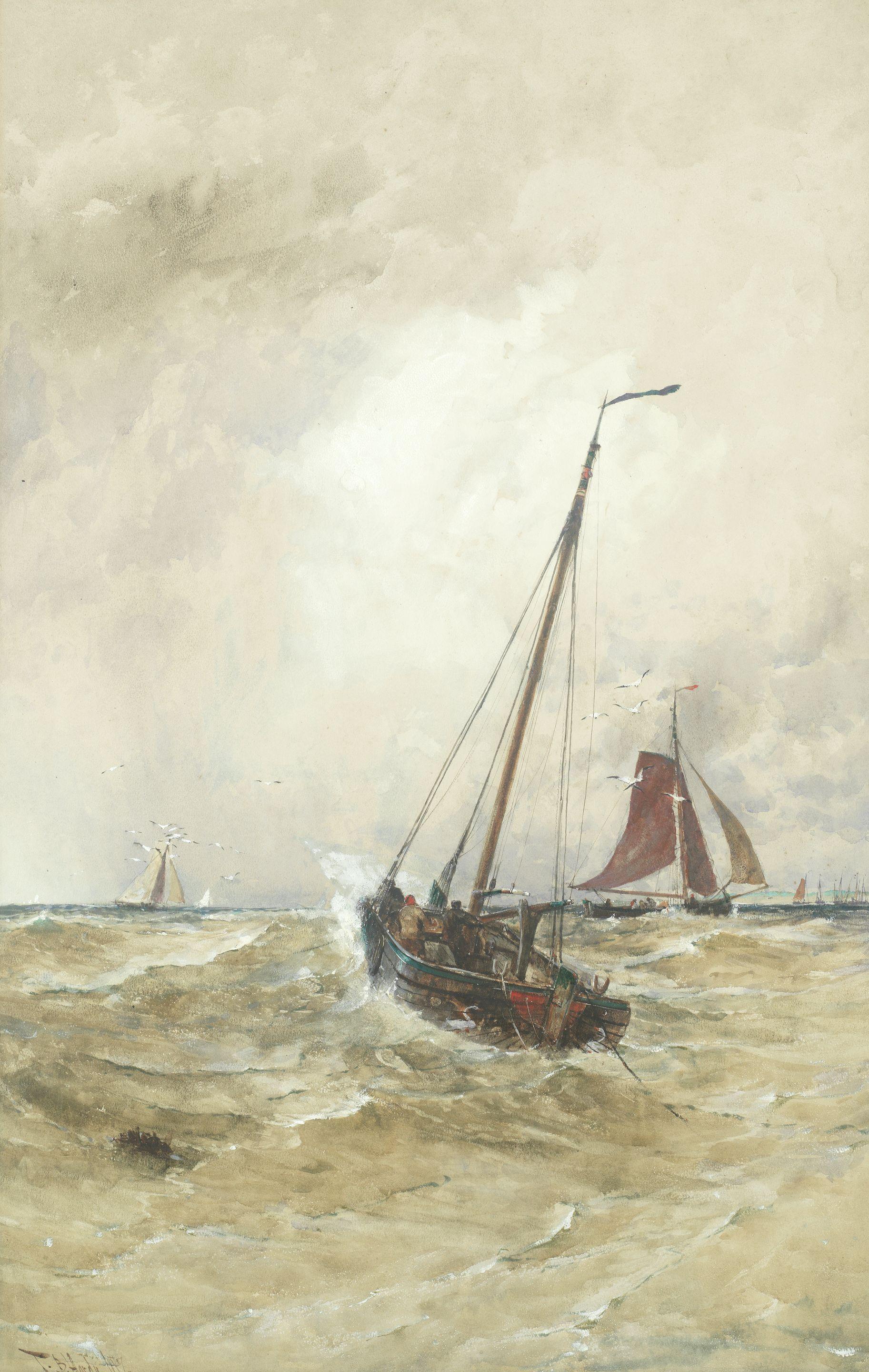 Thomas Bush Hardy - In Choppy Waters