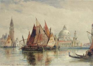 Thomas Bush Hardy - San Giorgio Maggiore And The Salute, Venice