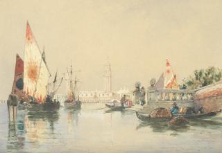 Thomas Bush Hardy - Venetian scenes, a pair