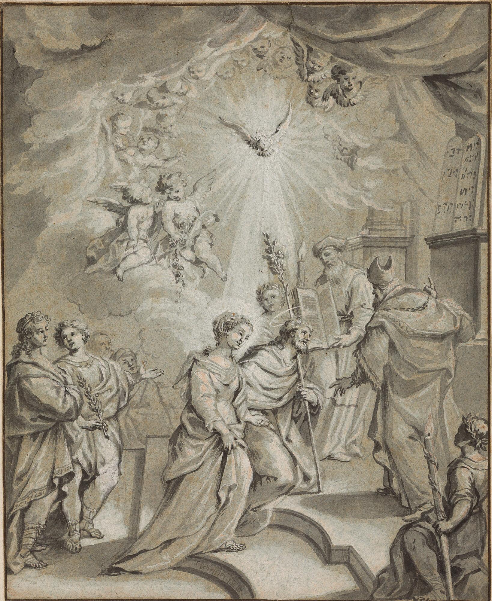 Thomas Christian Scheffler - Die Vermählung Mariens.