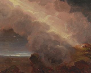 Thomas Cole - Clouds On The Mountaintop