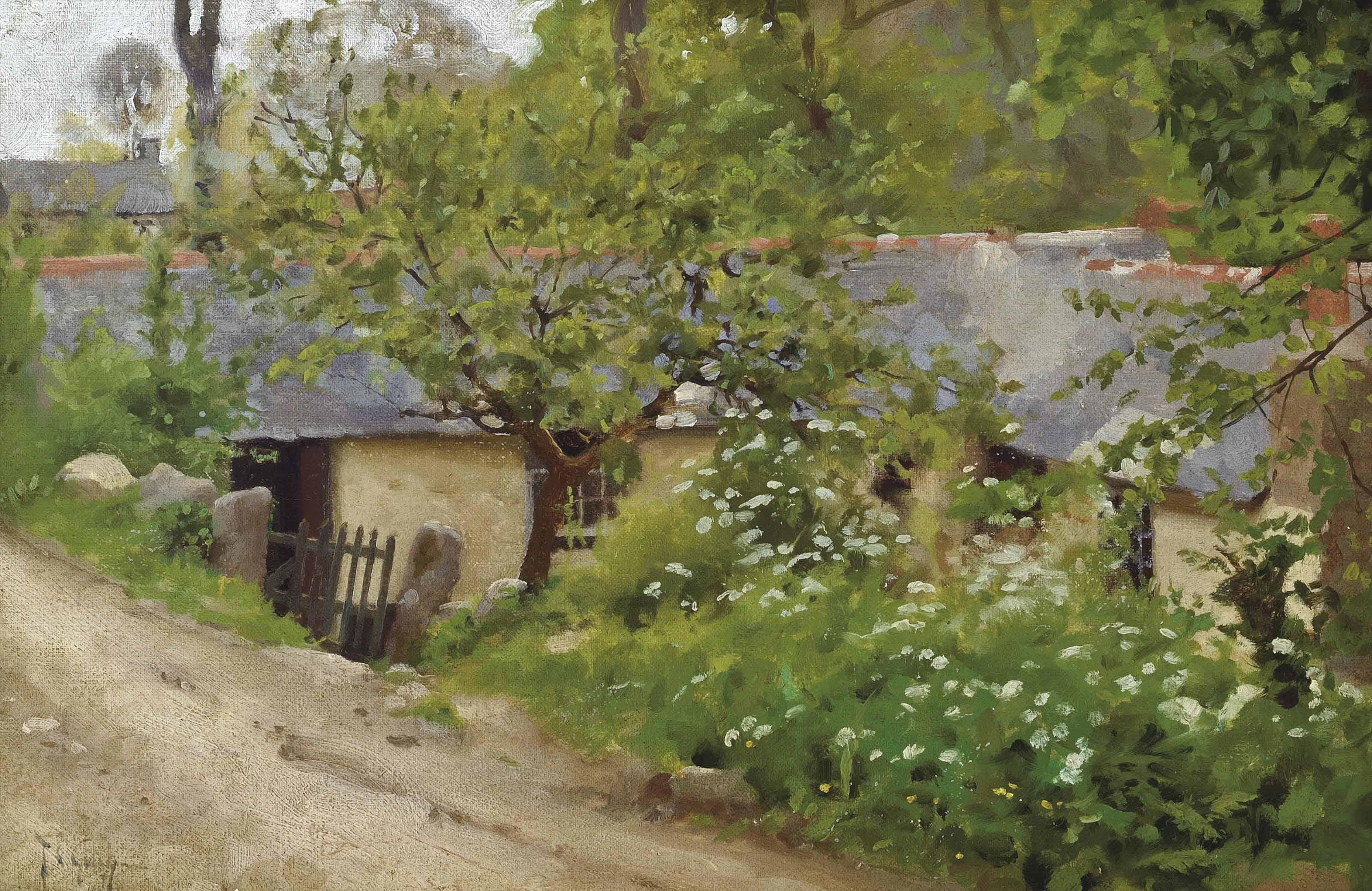 Thomas Cooper Gotch, R.B.A., R.I., R.W.A., P.R.B.C - The cabin, Lamorna
