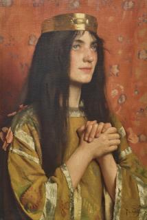 Thomas Cooper Gotch, R.B.A., R.I. - La reine Clotilde