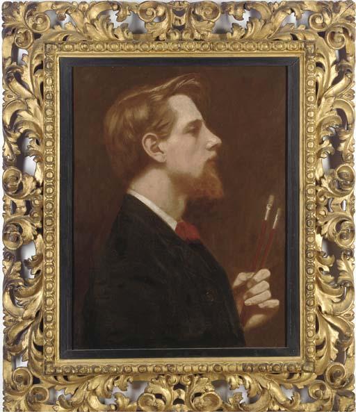 Thomas Cooper Gotch, R.B.A., R.I. - Self-portrait of the artist