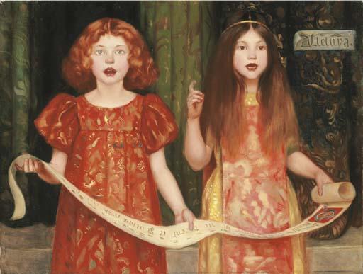 Thomas Cooper Gotch - Alleluya