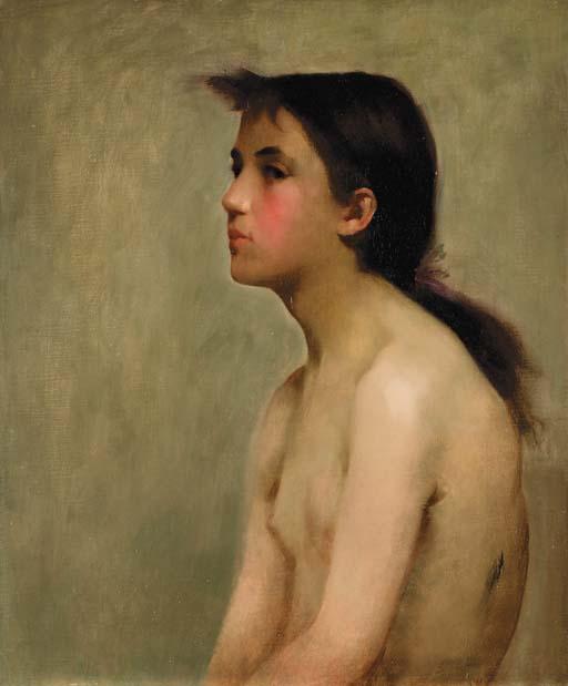 Thomas Cooper Gotch - Seated Girl
