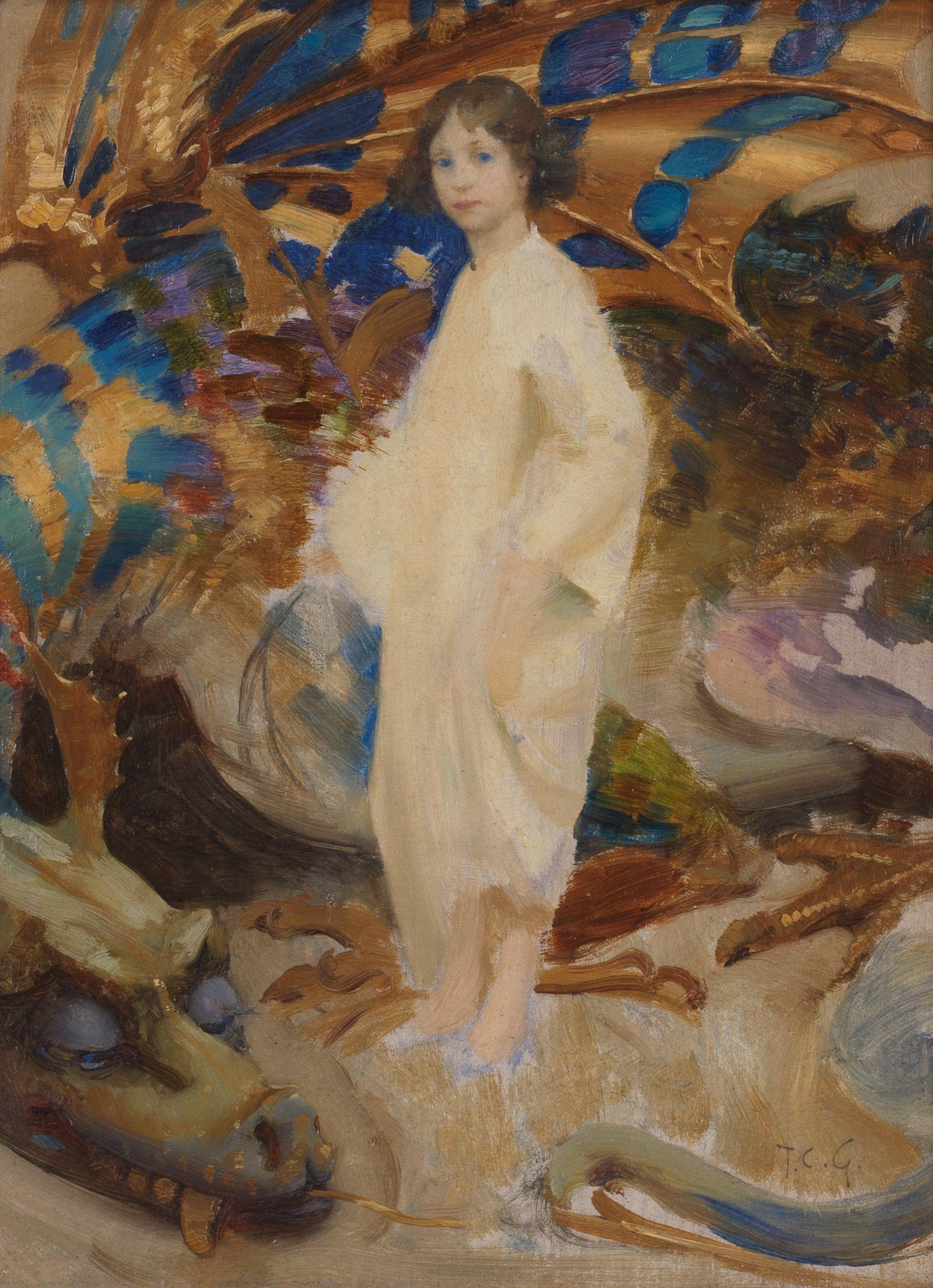 Thomas Cooper Gotch - Study for The Child in the World