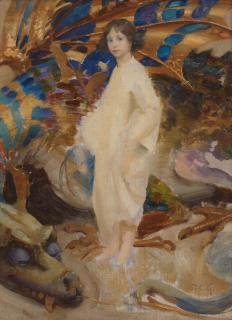 Thomas Cooper Gotch - Study for The Child in the World