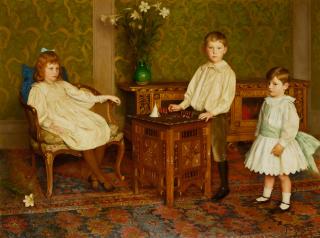 Thomas Cooper Gotch - The children of L. Breitmeyer, Esq.