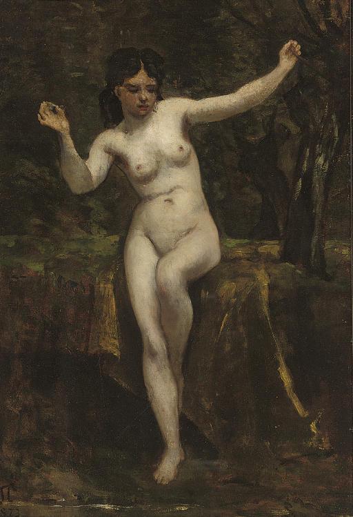 Thomas Couture - Venus at a forest pool