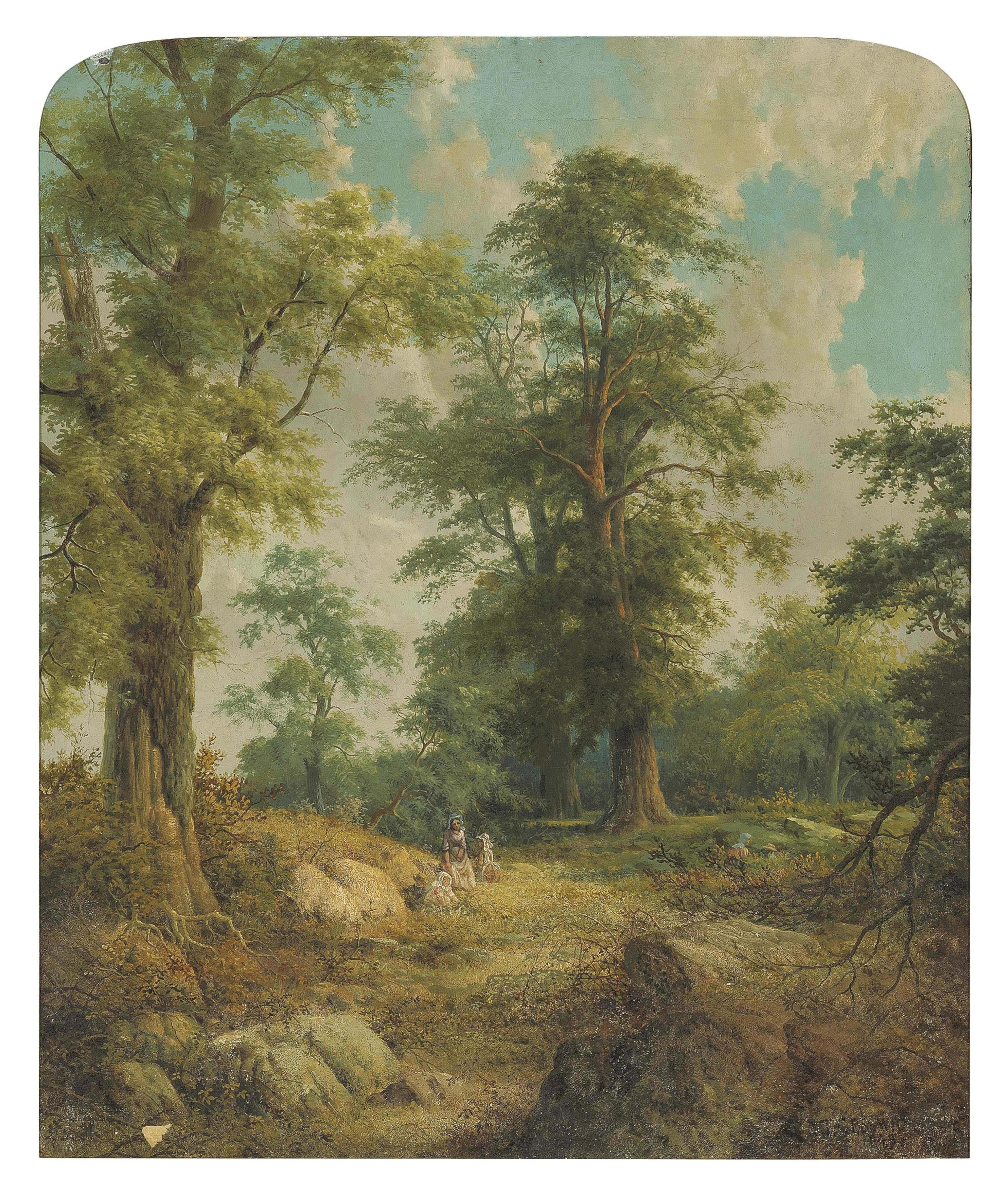 Thomas Creswick, R.A. - A day in the country