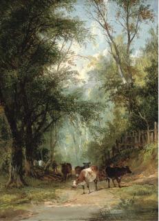 Thomas Creswick, R.A. - The Ford