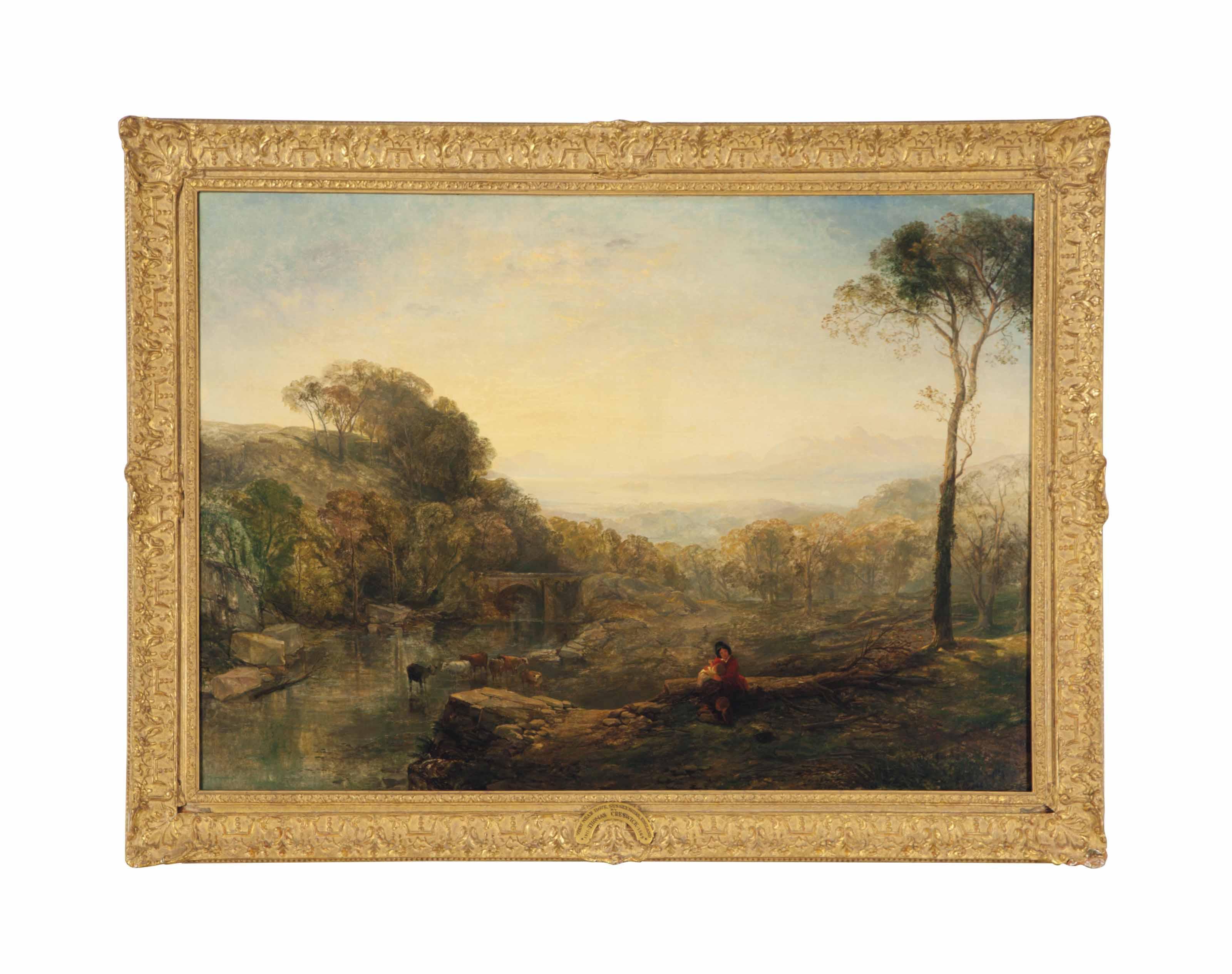 Thomas Creswick - View Near Hove, Sussexshire, English