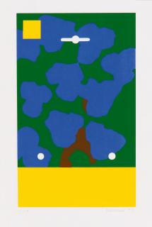 Thomas Cyrill Demand - Ohne Titel (2 Blätter aus einer Serie mit 4 Arbeiten: Blatt 2,4)