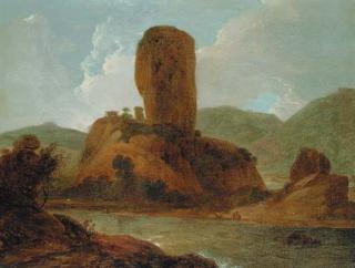 Thomas Daniell, R.A. - A hill fort in the Baramahal Hills near Oriyadrug