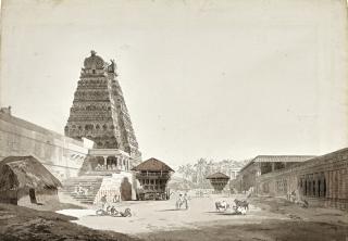Thomas Daniell, R.A. - Jumba Krishna On The Island Of Seringham, India