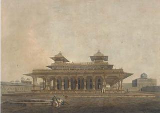 Thomas Daniell, R.A. - Part of the Palace in the Fort of Allahabad (Abbey Travel 420, no. 9)