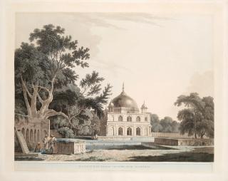 Thomas Daniell, RA - Mausoleum of Sultan Chusero, Near Allahabad published by Robert Bowyer, London, 1796 plate 48.7 x 65cm (19 3/16 x 25 9/16in).