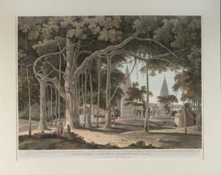 Thomas Daniell - Hindoo Temples At Agouree, On The River Soane, Bahar