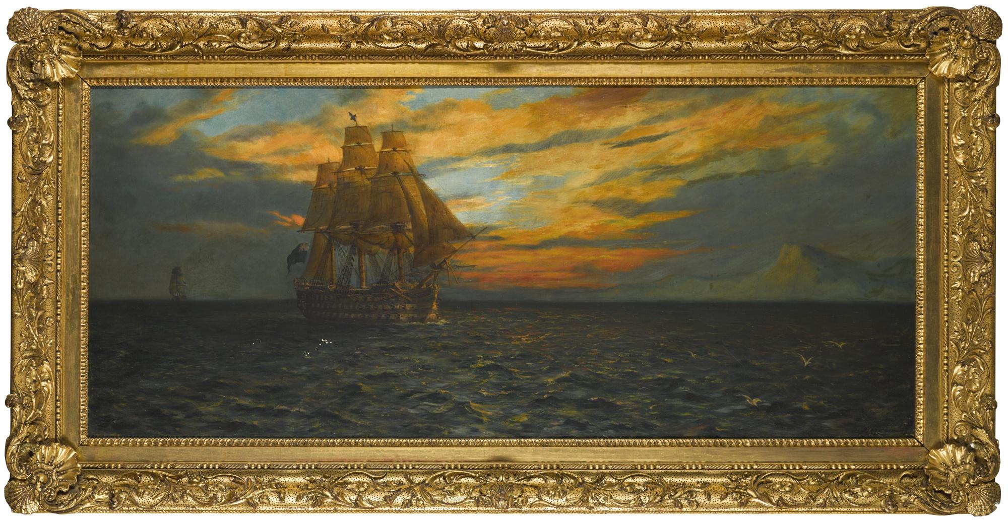 Thomas Davidson - Return Of H.M.S. Victory From Trafalgar