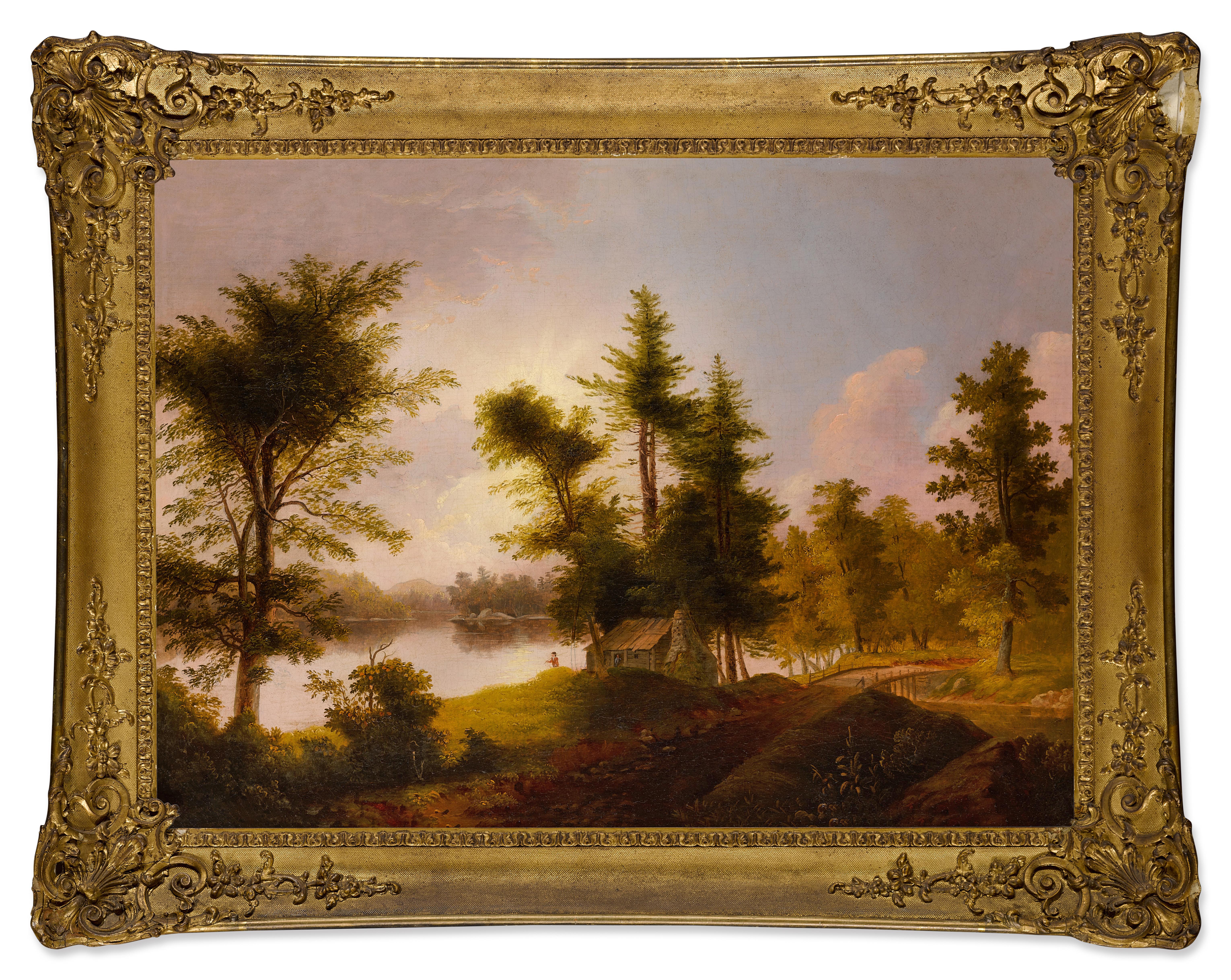 Thomas Doughty - Landscape with Pine Trees and House