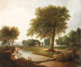 Thomas Doughty - Scene along the Hudson