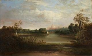 Thomas Doughty - Windsor Castle 17 1/8 x 27 5/8 in. (43.5 x 70.2 cm.)