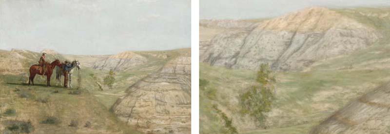 Thomas Eakins - Cowboys in the Badlands