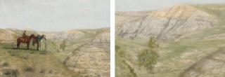 Thomas Eakins - Cowboys in the Badlands