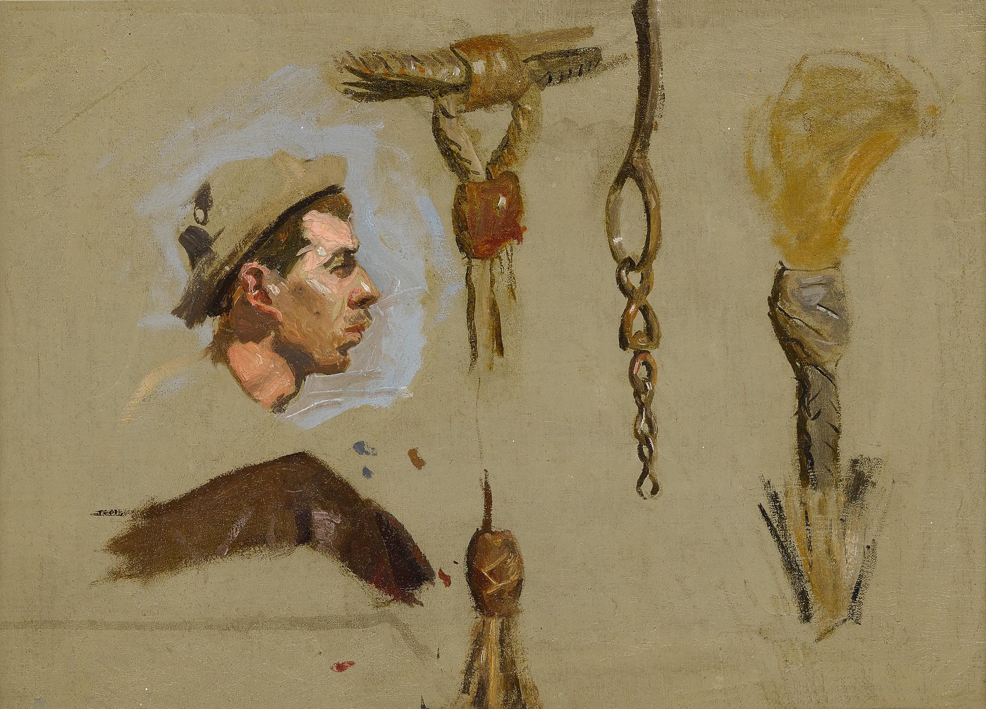 Thomas Eakins - Portrait Sketch of Edward Boulton