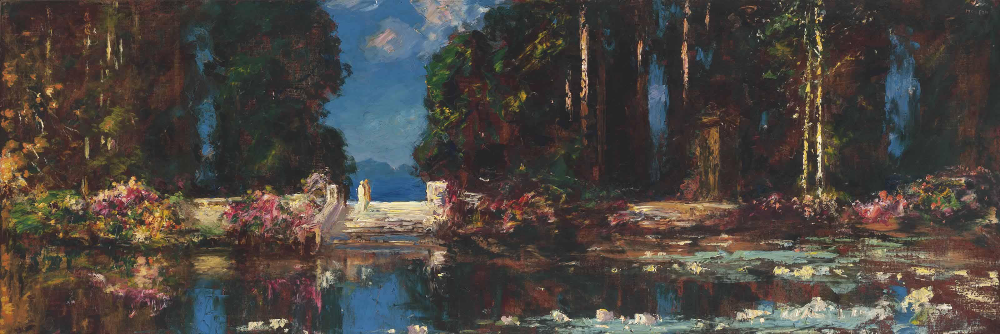 Thomas Edwin Mostyn, R.B.A., R.O.I. - The terrace