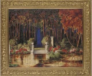 Thomas Edwin Mostyn, R.O.I., R.W.A., R.C.A. - The enchanted garden