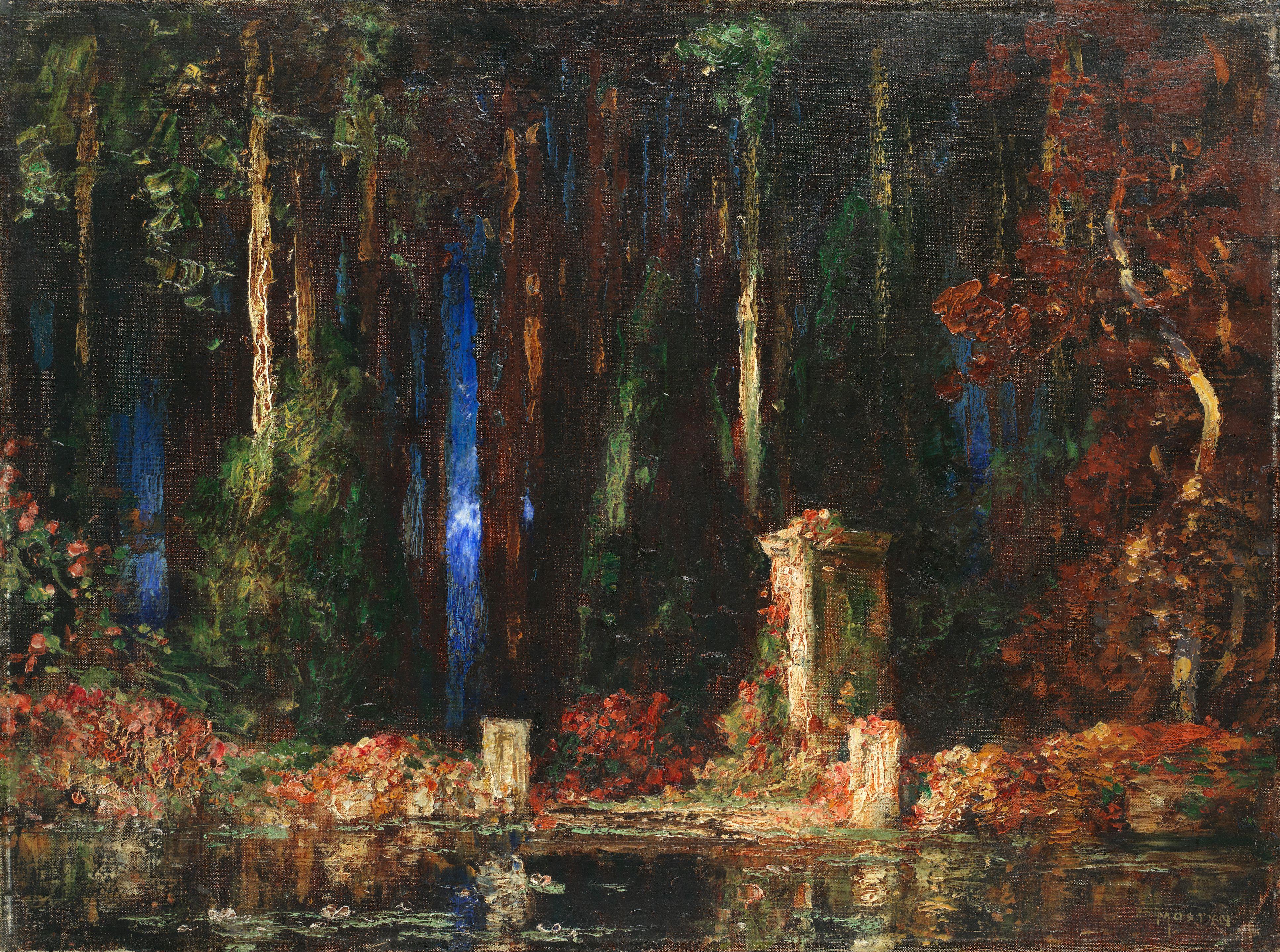 Thomas Edwin Mostyn, ROI, RWA, RCA - A Woodland Glade