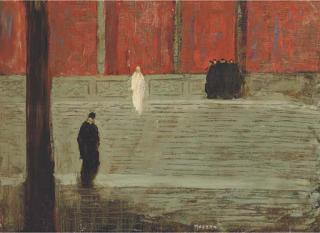 Thomas Edwin Mostyn - Christ before Pilate